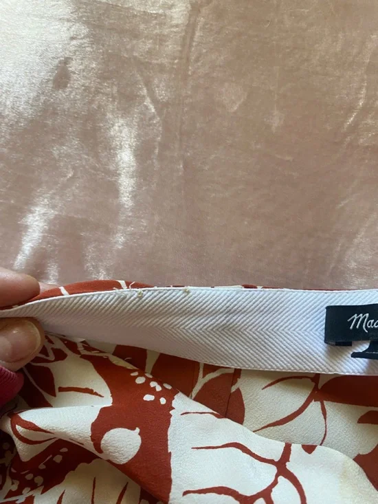 Madewell Sunflower Slip Skirt, Size 0 - Picture 5 of 8